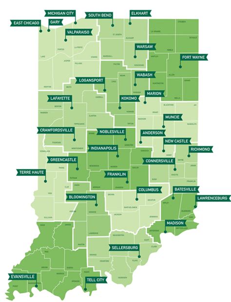 ivy tech locations map.